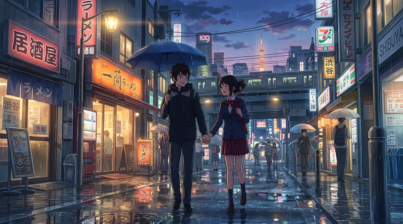 Romantic Scene example output