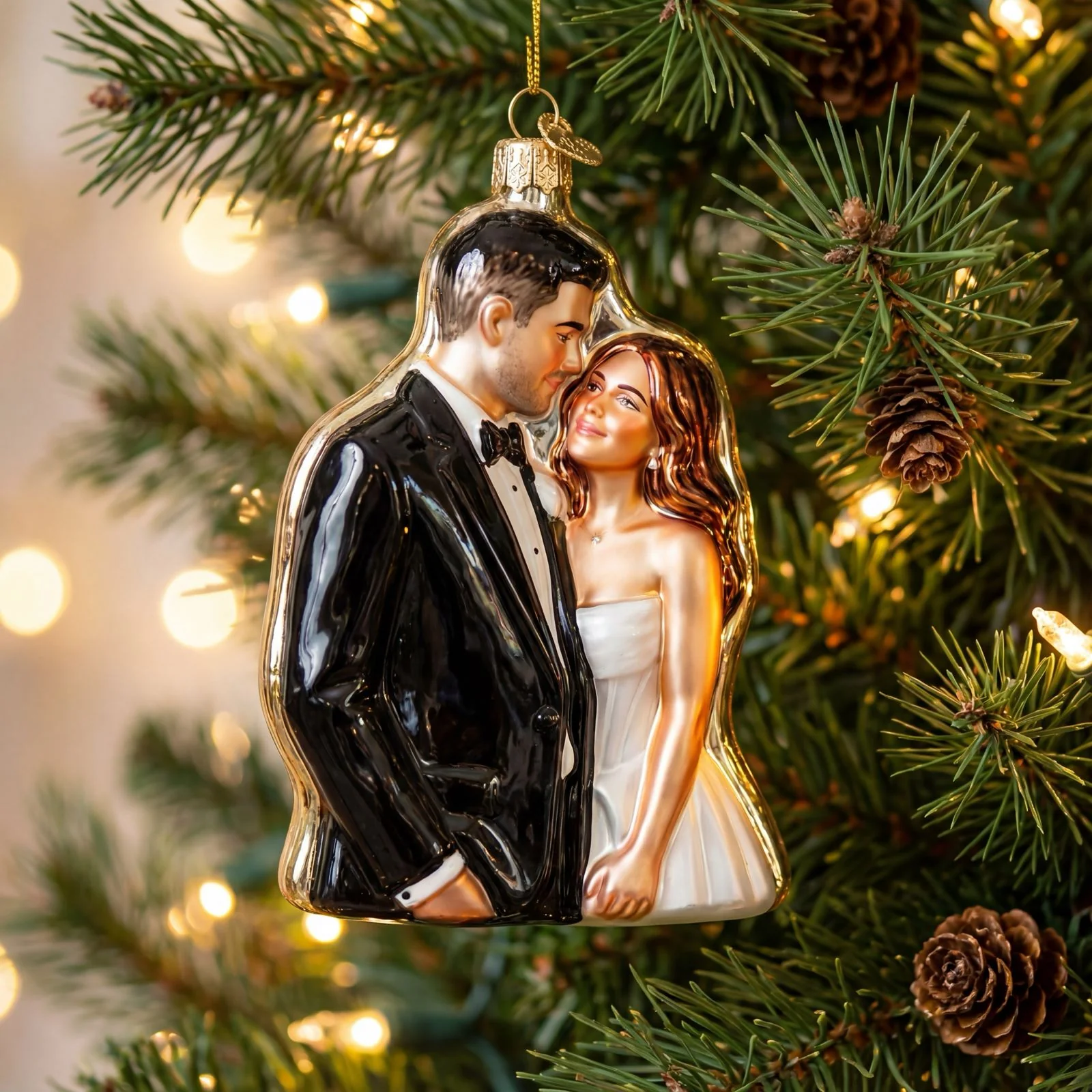 Output result for 3D Christmas Ornament Collectible