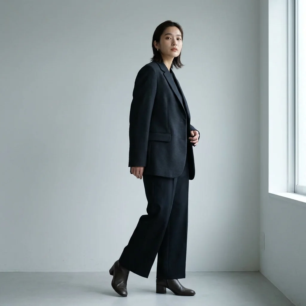 Input example for Editorial Marker Art: Transform into Hand-Drawn Fashion Illustration with Alcohol Markers