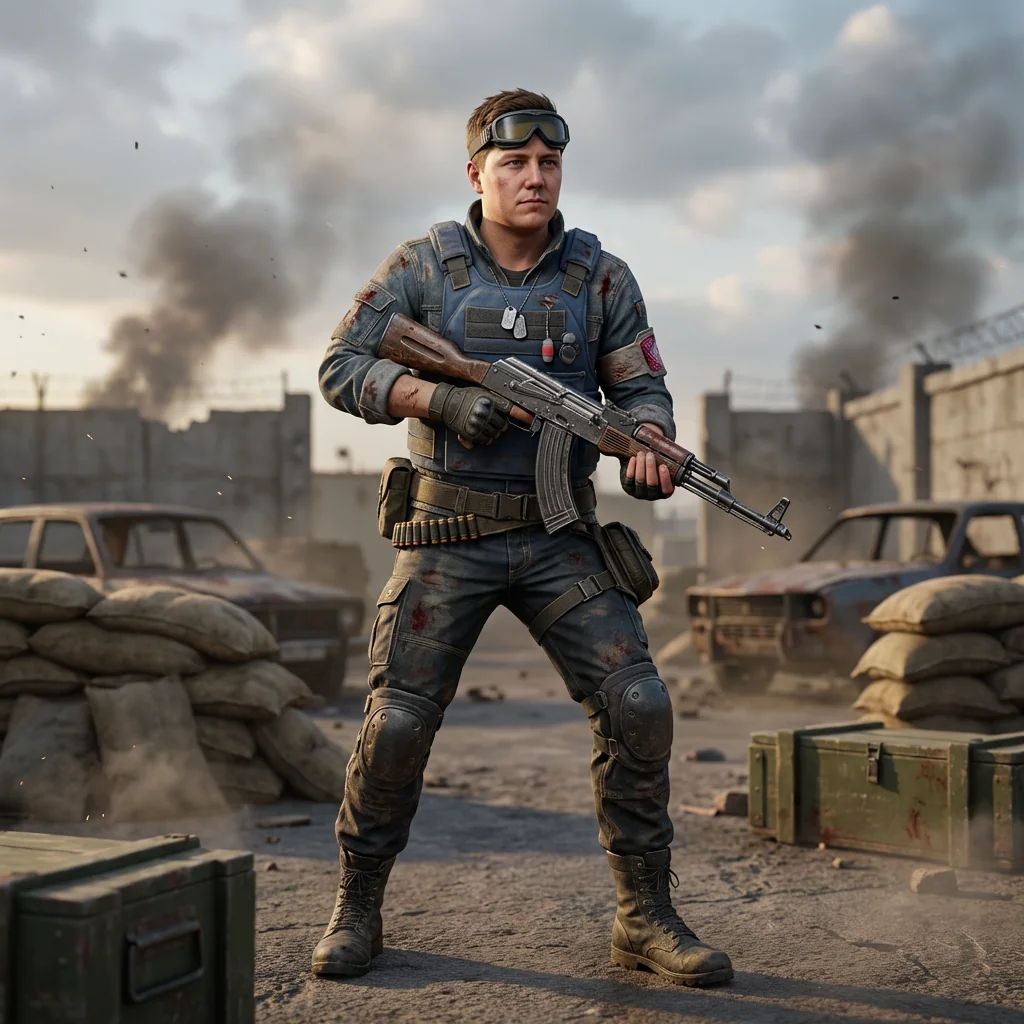 Output result for Battle Royale Fighter: Become a PUBG Battleground Character