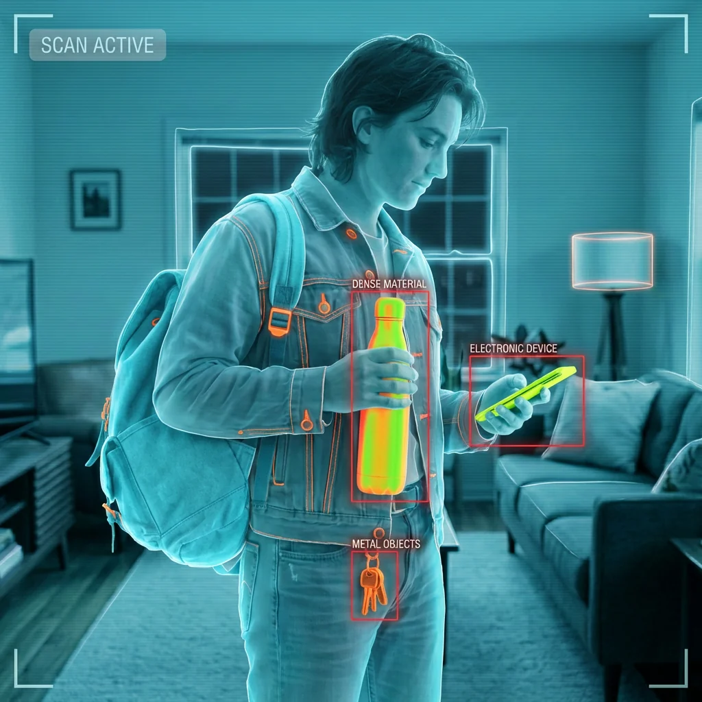 Output result for Security Scanner Vision: See Through Airport X-Ray Style