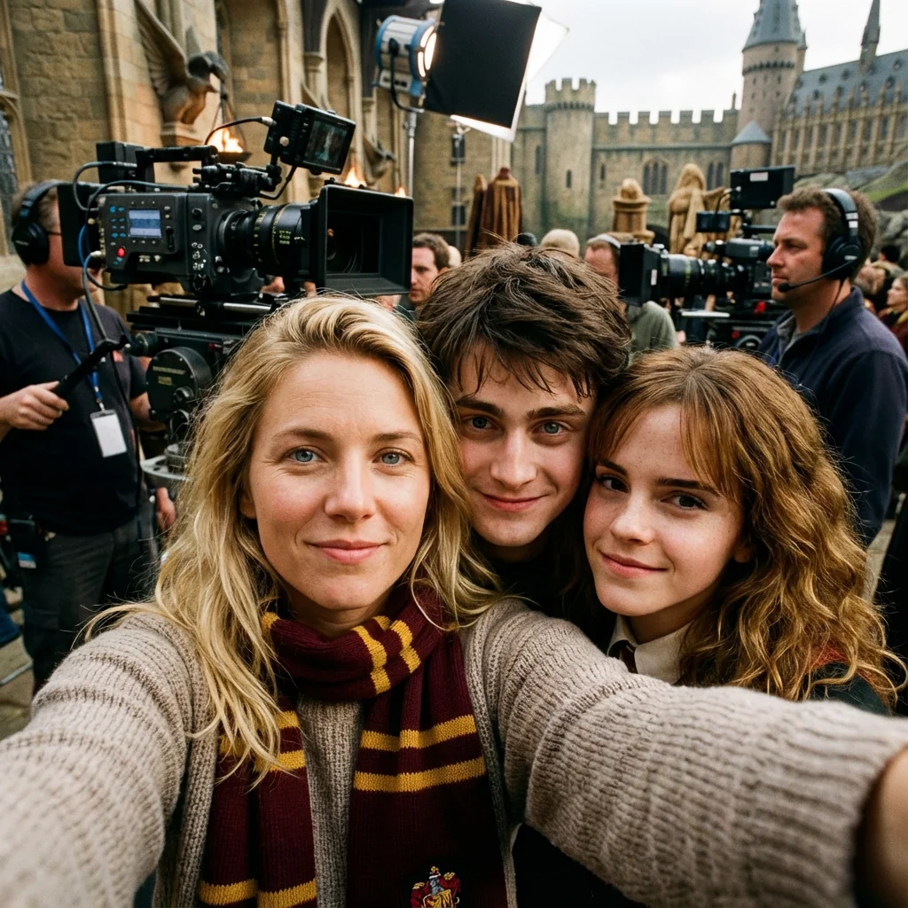 Output result for Hollywood Set Selfie