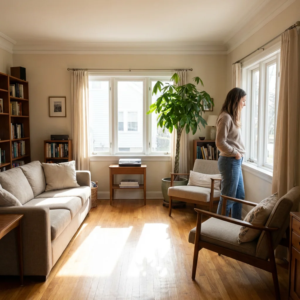 Input example for Frozen Room Interior: Fill Your Space with Waist-High Snow