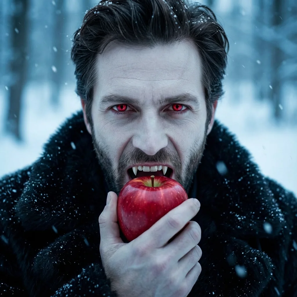 Output result for Twilight Vampire with Apple Portrait