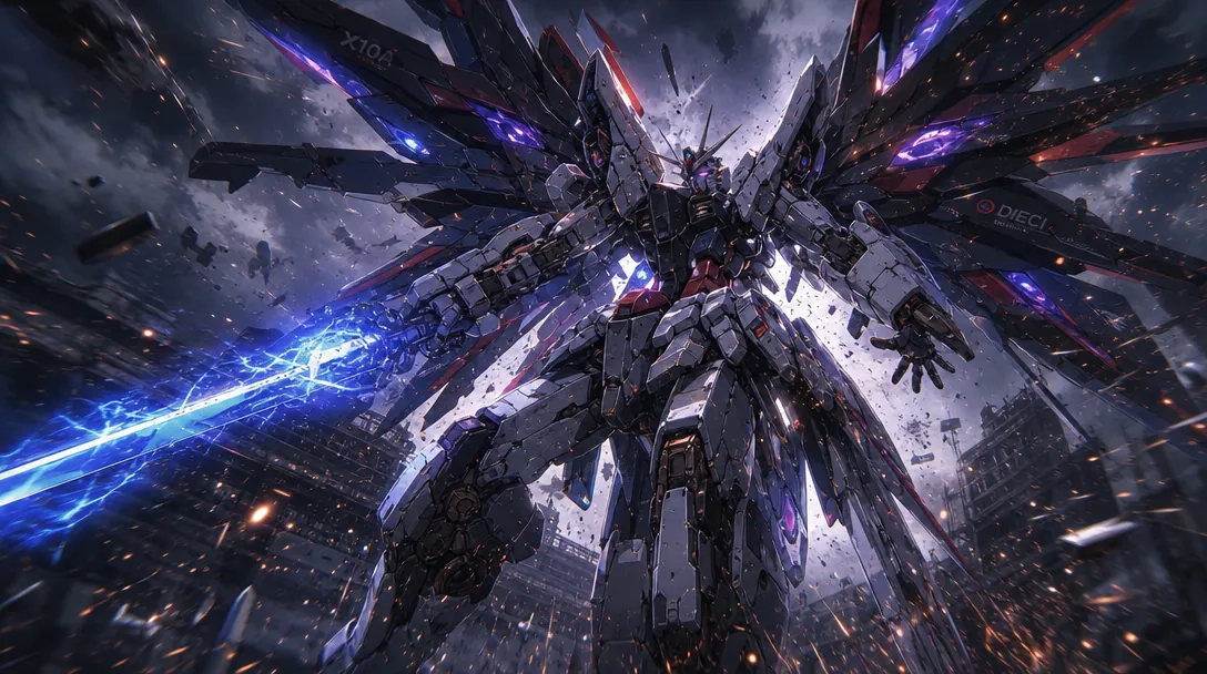 Mecha Action example output