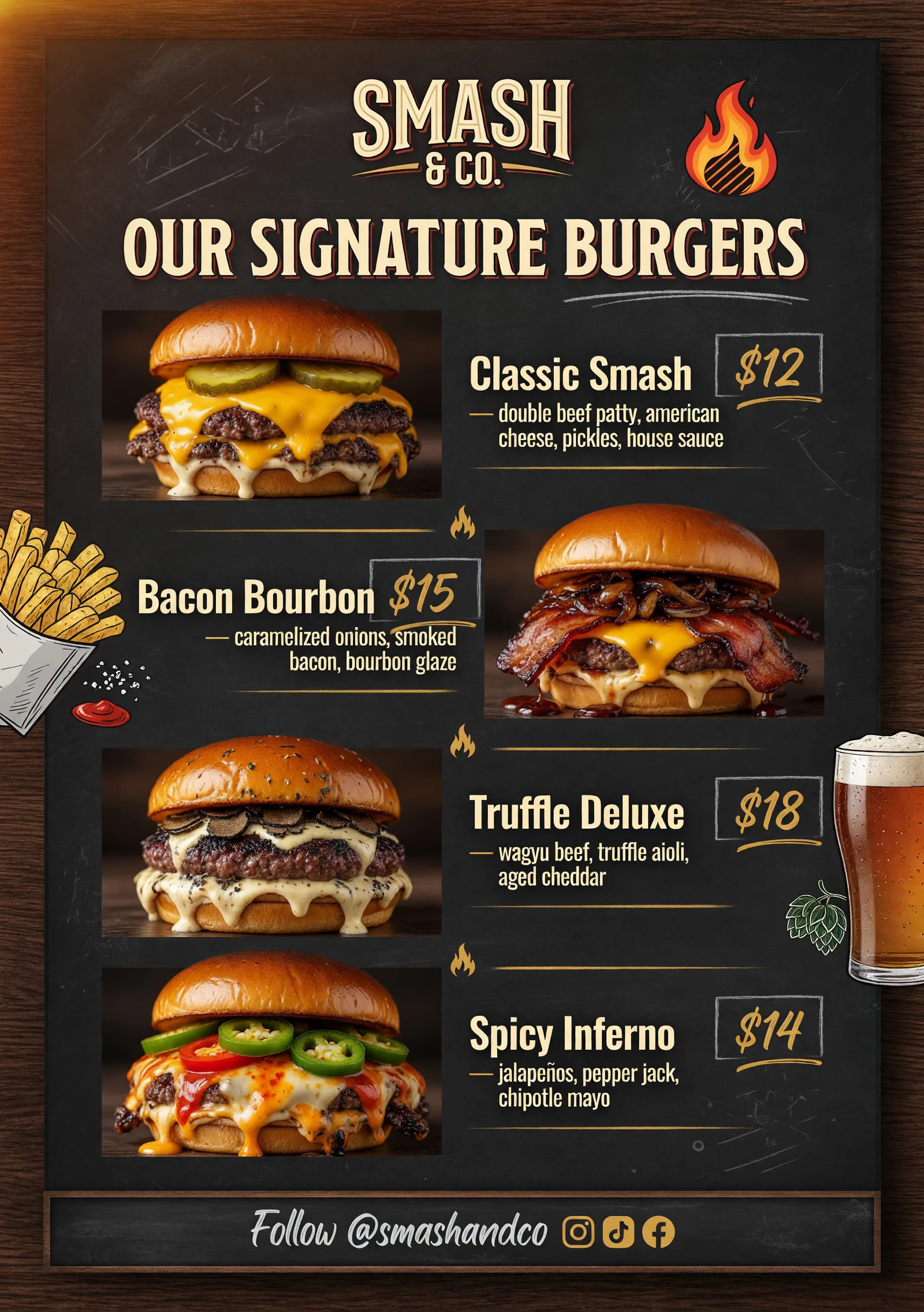 Input — Restaurant Menu Board