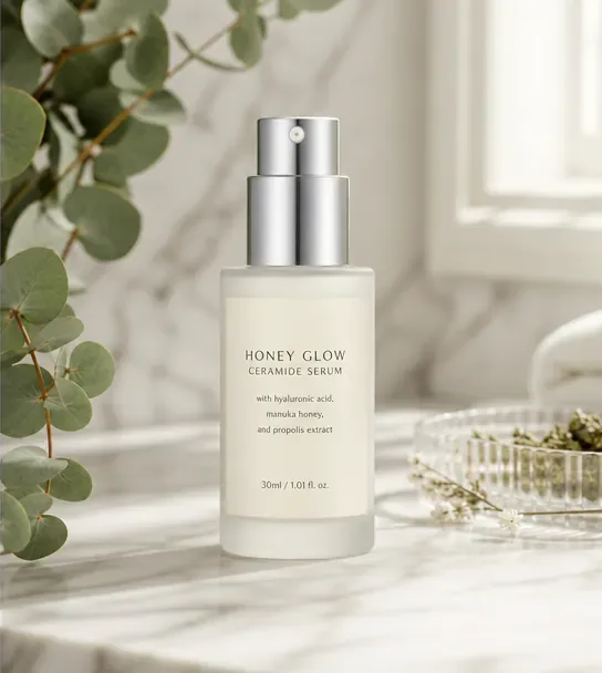 Output — Skincare bottle